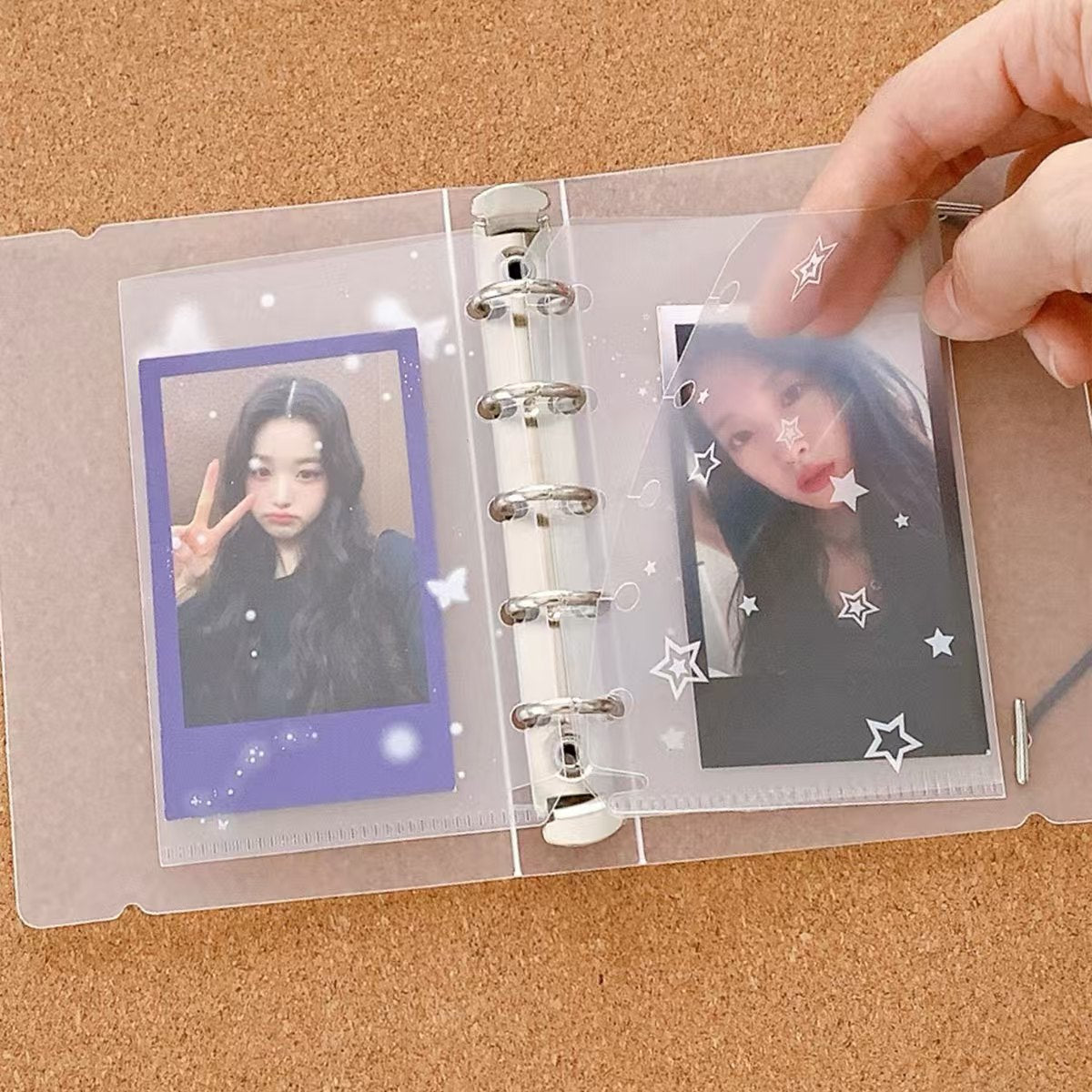 M5 Frosted PVC Storage Pocket Refill – Clear Loose-Leaf Sleeve for Ring Planners, Waterproof, 7 Designs