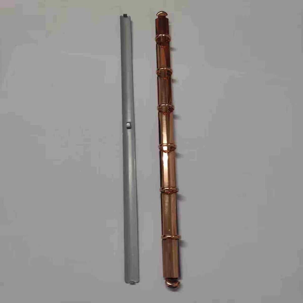 Metal Ring Binder Mechanism — Rivet-Style Spine Bar for A5/A6/A7/M5 Planners, Gold & Silver, No Drilling Required