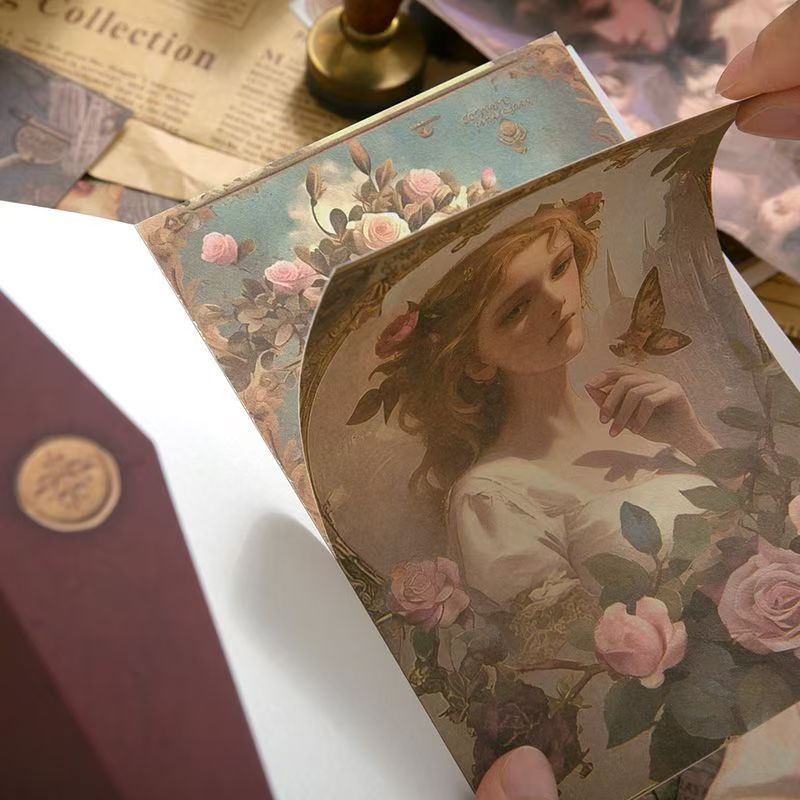 Vintage Scrapbook Paper Collection — Storybook Box-120 sheets