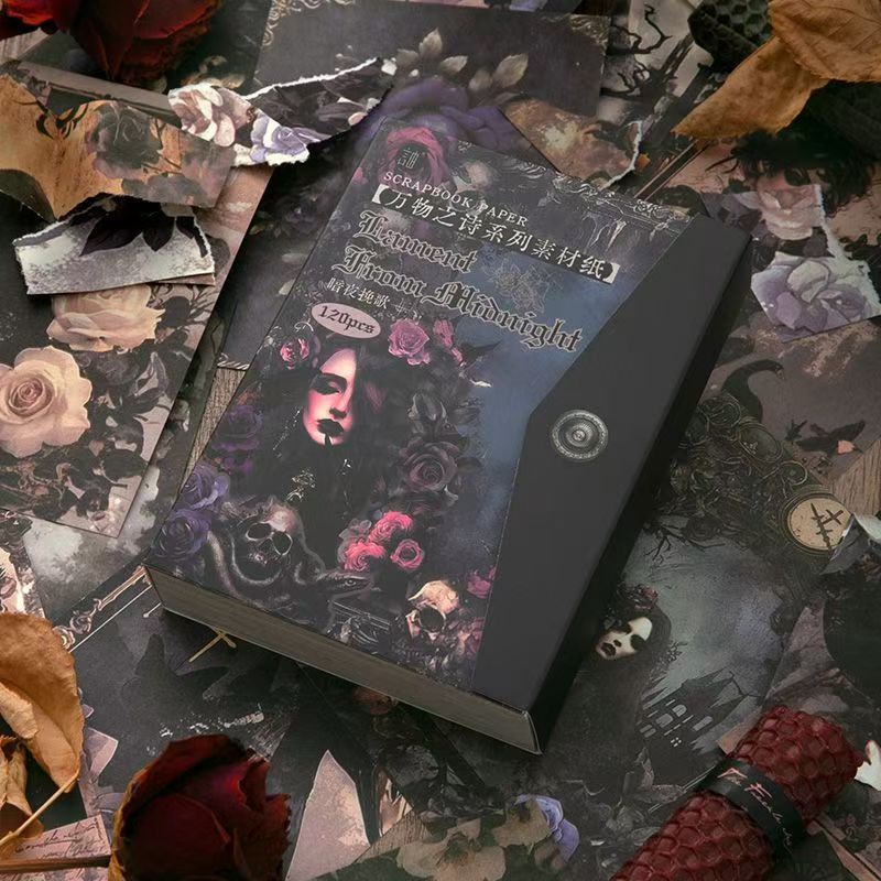 Vintage Scrapbook Paper Collection — Storybook Box-120 sheets