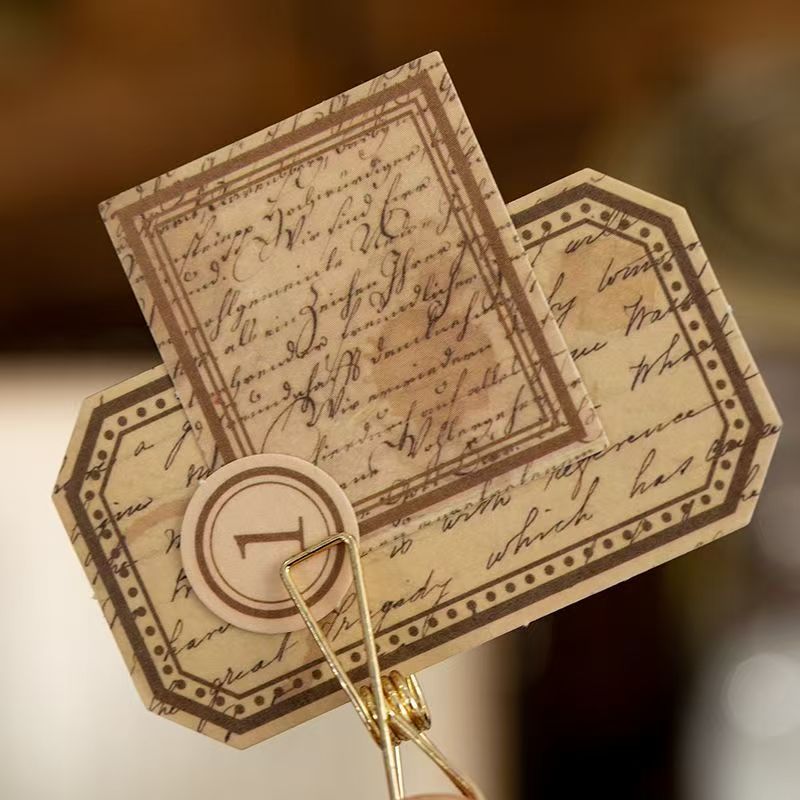 Vintage Label Sticker Box Set -Ticket & Label Stickers for Journaling & Card Making
