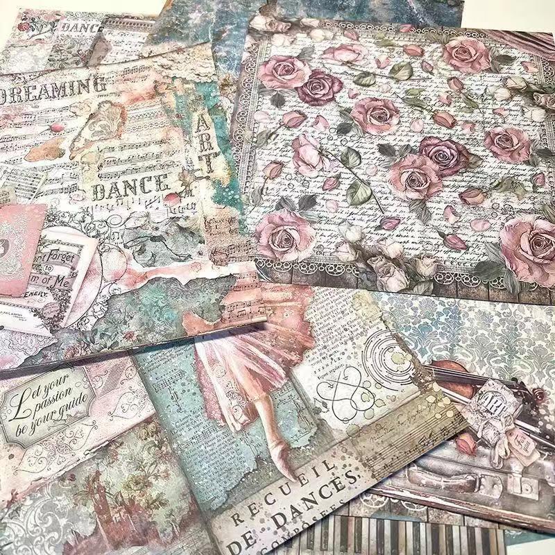 Vintage Celestial & Astronomy Paper Set - 20 Sheets European Newspaper Script Journal Background Paper