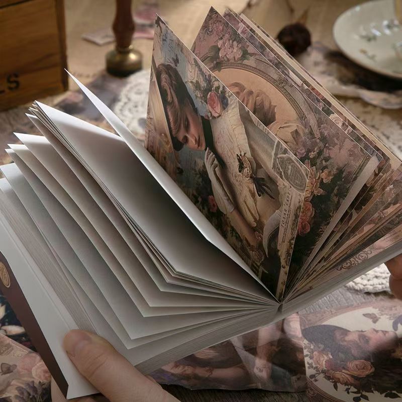 Vintage Scrapbook Paper Collection — Storybook Box-120 sheets