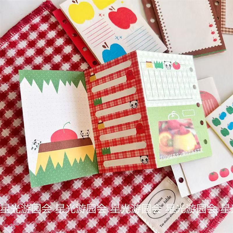 M5 Mixed-Design Journal Inner Pages – Tomato & Pudding Illustrated Ring Planner Refill, Mixed Pack