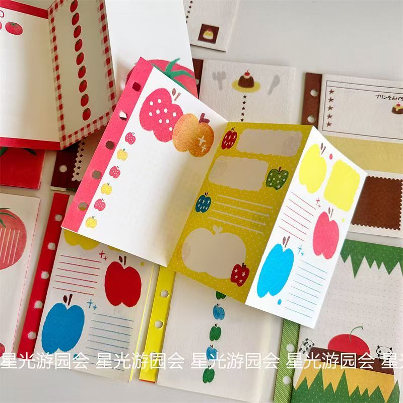 M5 Mixed-Design Journal Inner Pages – Tomato & Pudding Illustrated Ring Planner Refill, Mixed Pack