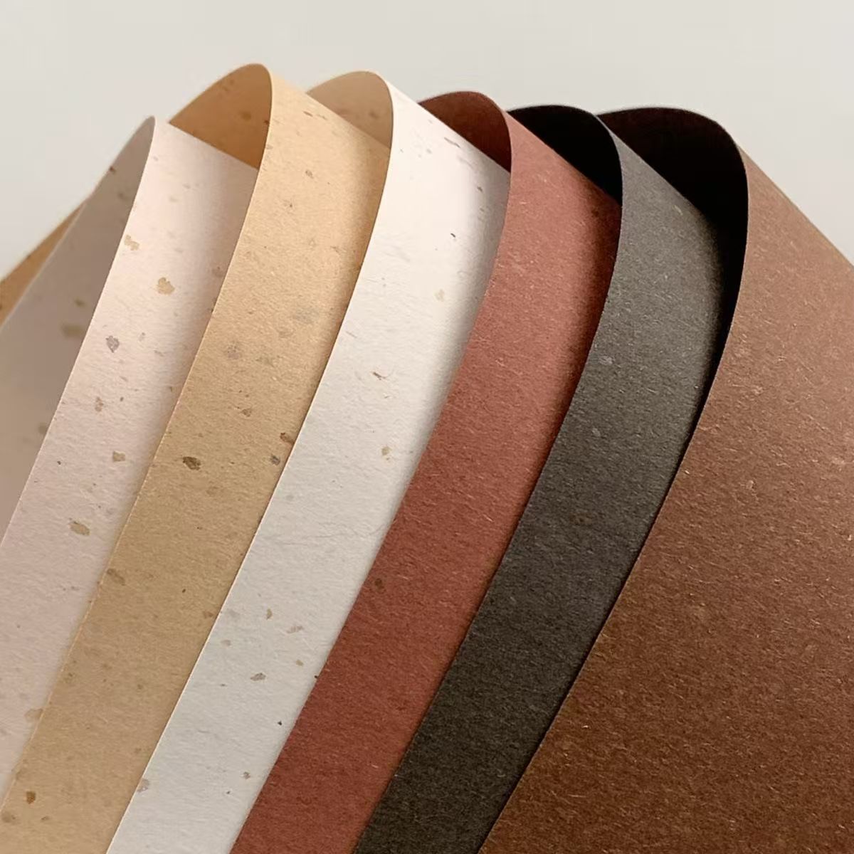 Coffee-Tone Paper Refill Set - 6 Colors, 120 Sheets, ~2cm Thick, Punched or Unpunched (A7/A6/M5/B6)