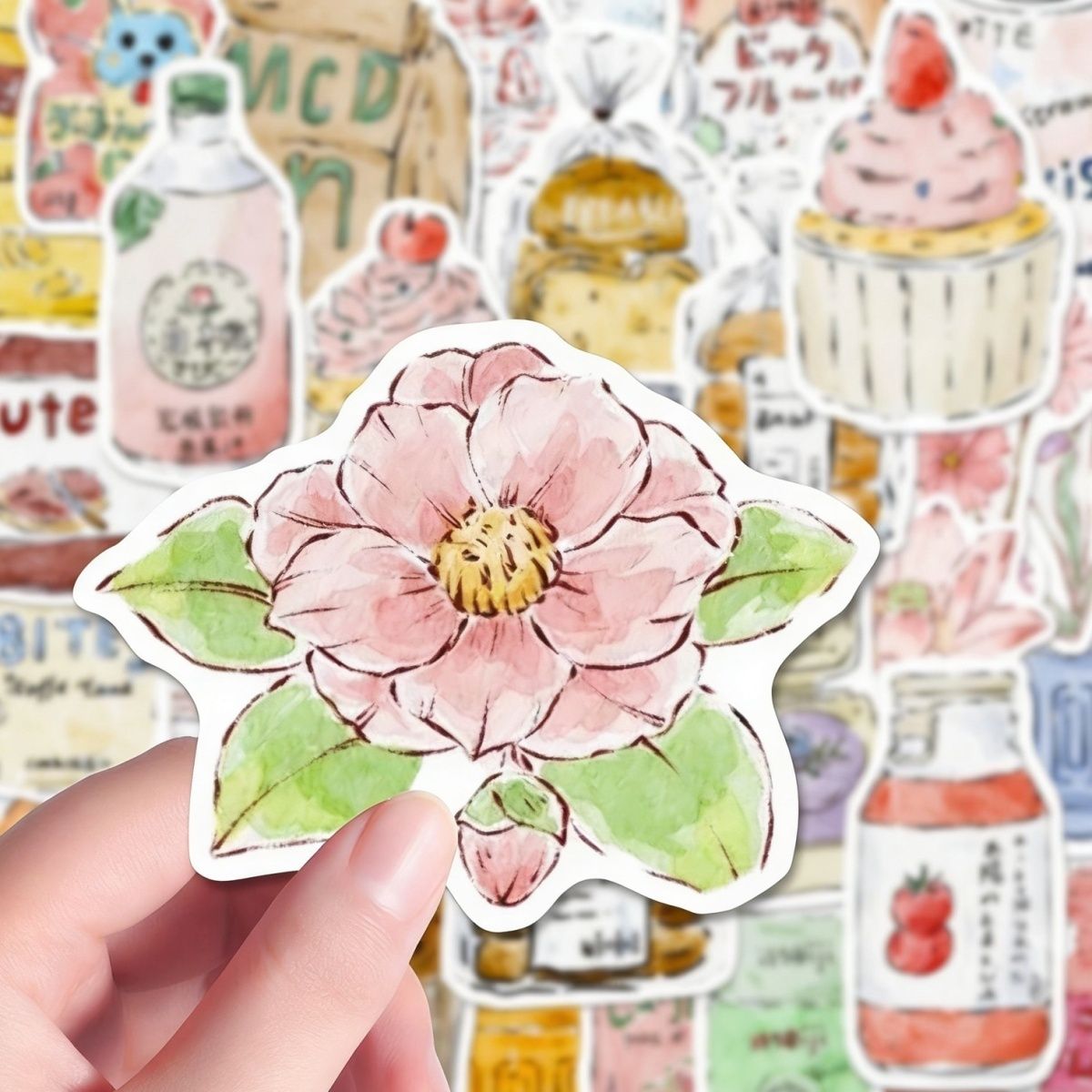 Little Kitchen Sticker Set — 99 No-Repeat Designs