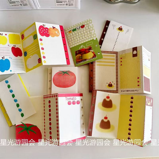 M5 Mixed-Design Journal Inner Pages – Tomato & Pudding Illustrated Ring Planner Refill, Mixed Pack